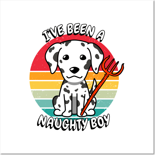 ive been a naughty boy - dalmatian Wall Art by Pet Station